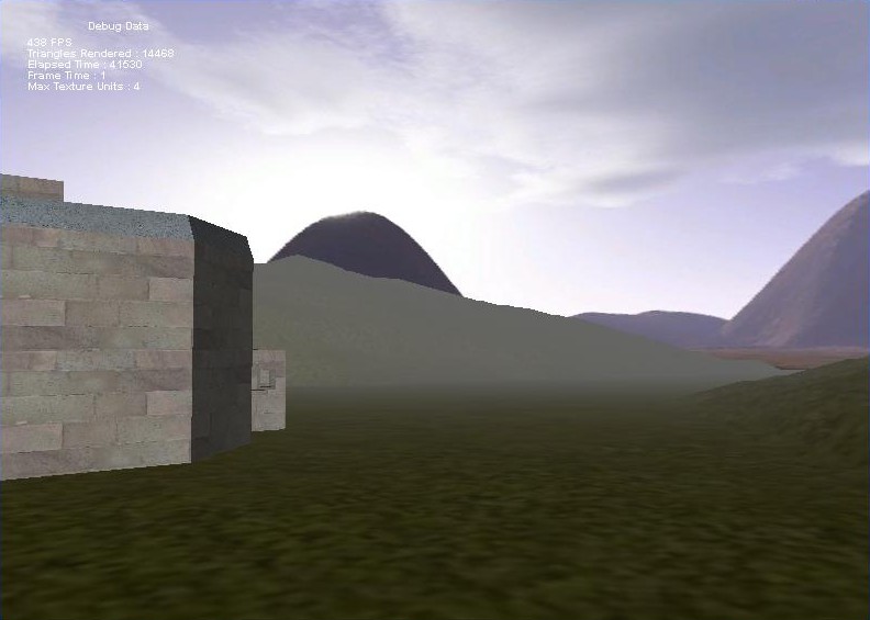 skybox screenshot in ragegl graphics engine based on OpenGL 2.0